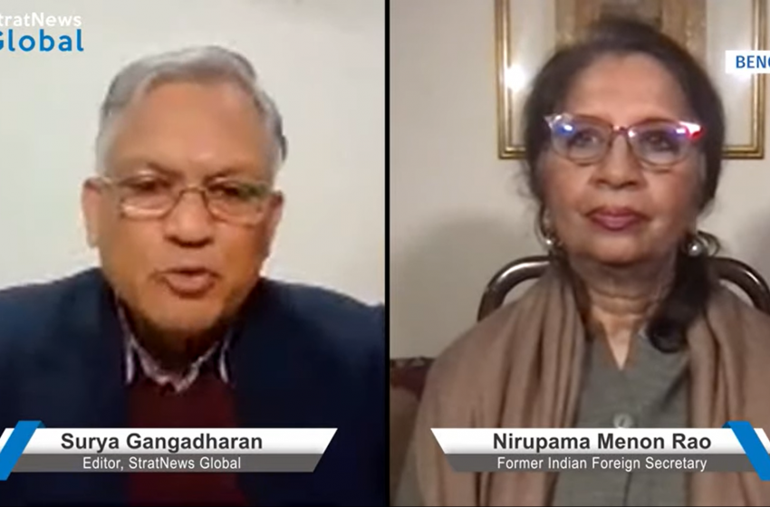  Kashmir Won’t Become An Obstacle: Former Foreign Secy Nirupama Menon Rao