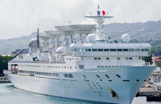  Chinese Ship Awaits Permission Around Hambantota Port