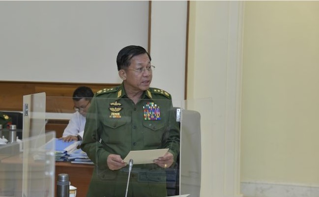Regime chief Min Aung Hlaing