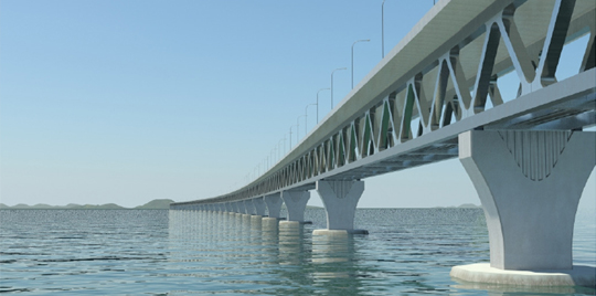 Padma Bridge in Bangladesh