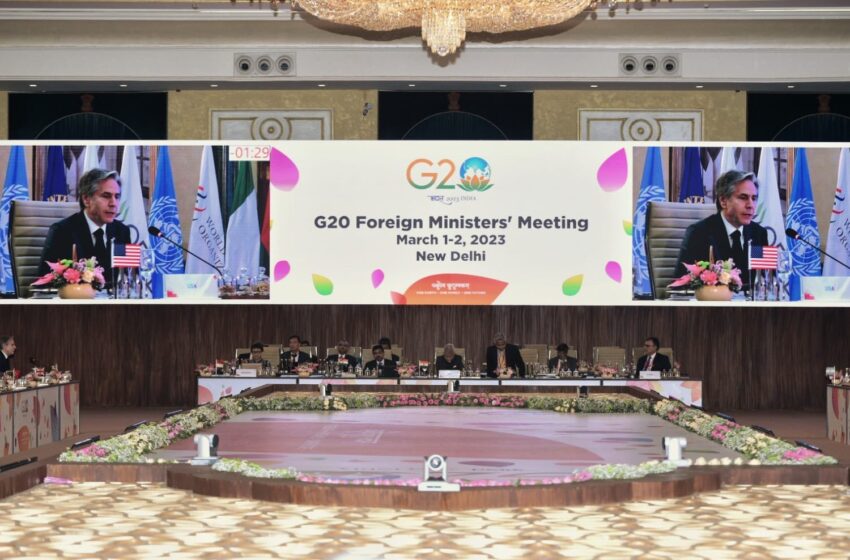 G20 Foreign Ministers Meeting