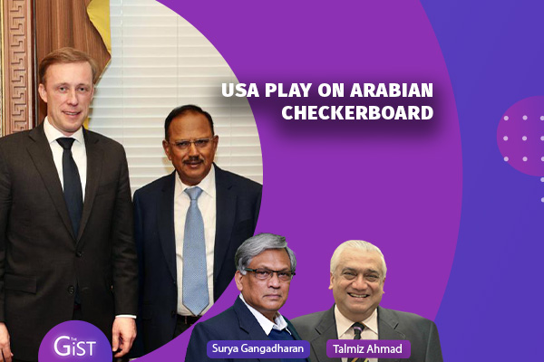 USA play on Arabian Checkerboard