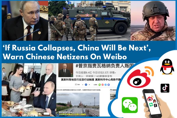  ‘If Russia Collapses, China Will Be Next’, Warn Chinese Netizens On Weibo