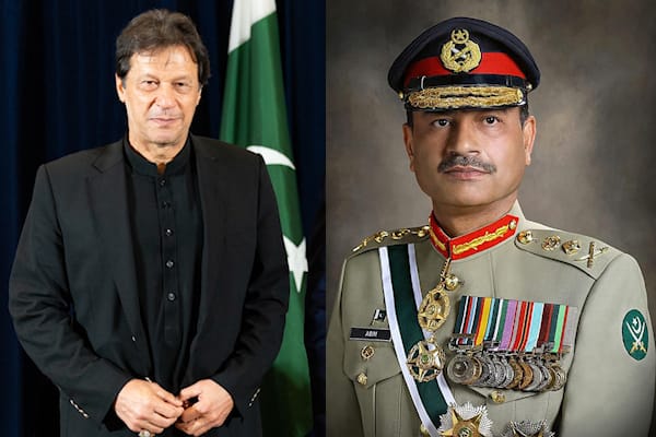 Imran Khan and Pak Army Chief Asim Munir