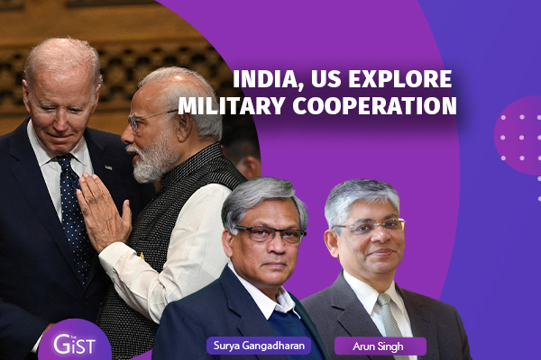 India, US Explore Military Cooperation