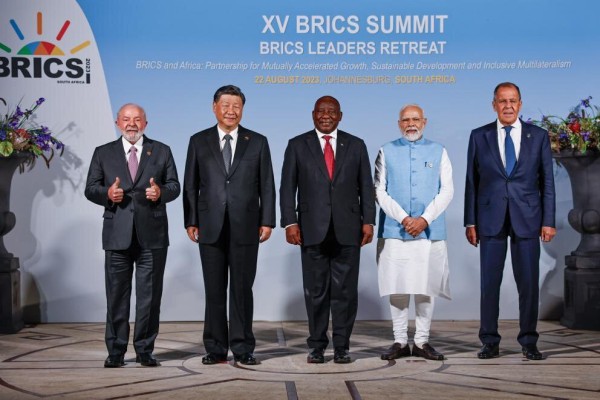 BRICS leaders in Johannesburg for the 15th summit. (Photo: @BRICSinfo)