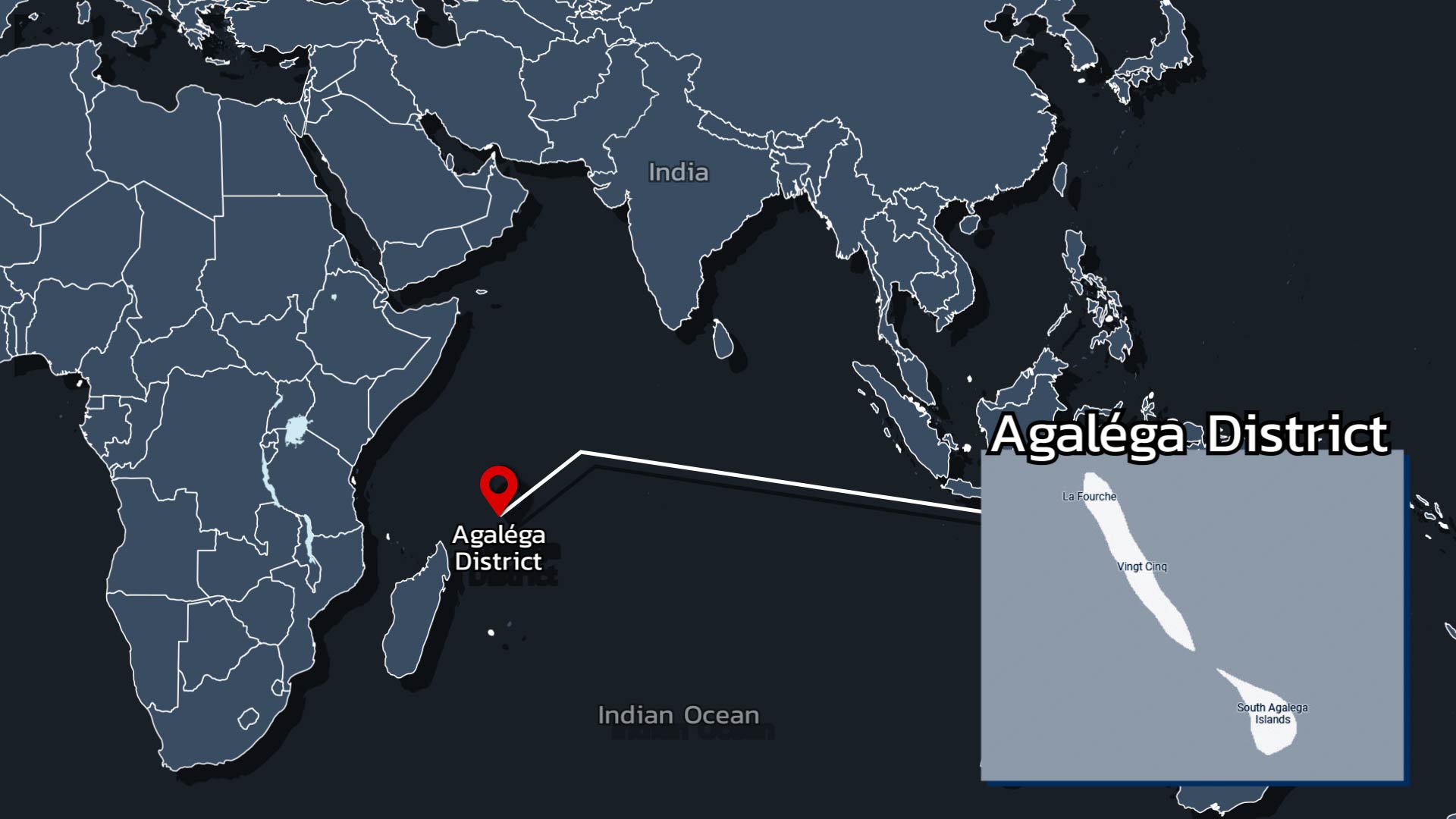 agalega map