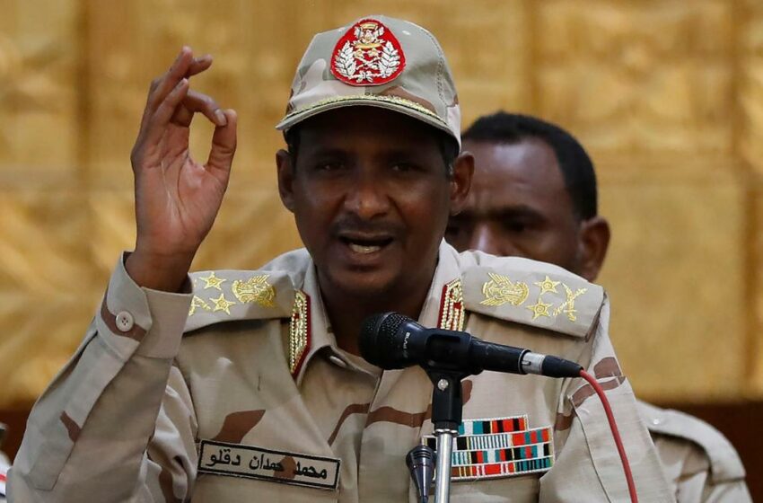 Sudan civil war, gen abdel fattah al-burhan, Dagalo, SAF, Janjaweed militia
