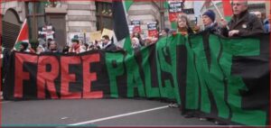 pro-Palestine march in London