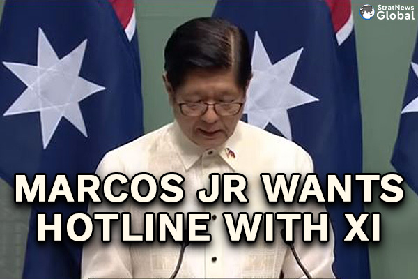 Philippines President Ferdinand Marcos addresses the Australian parliament