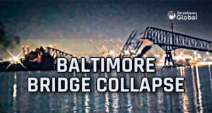 Baltimore Bridge Collapses Into River As Container Vessel Rams Into It