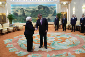 Us treasury secretary Janet yellen, tough talks, Beijing, Premier, Li Qiang