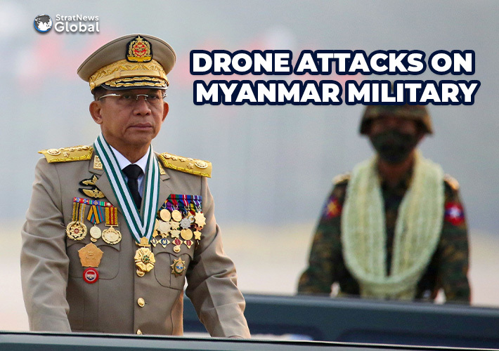  Myanmar Opposition Claims Drone Attacks On Military Headquarters