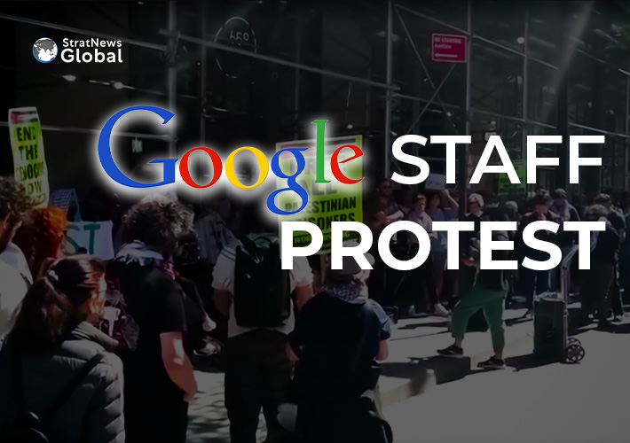  End Project Nimbus With Israel: Google Staff Protest, Sit in For Hours