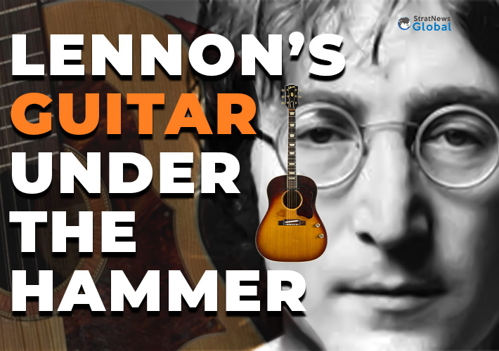  Missing Guitar of #JohnLennon Found After 50 Years, To Be Auctioned