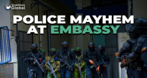 Caught On Camera: Ecuador Police Raid On Mexican Embassy