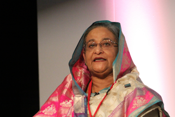  Hasina Hits Out At Opposition, Asks Leaders to First Burn Wives Saris