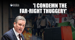 Britain Protests Turn Violent And Anti-Migrant: Keir Starmer Condemns ‘Far-Right Thuggery’