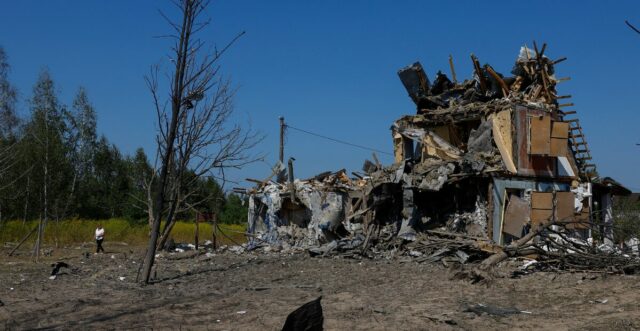 Destruction in Kyiv