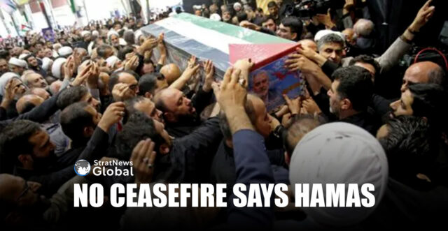 Haniyeh's coffin