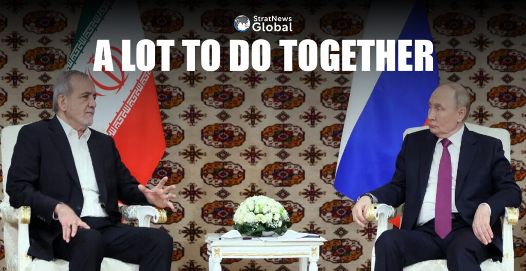 Iran President with his Russian counterpart