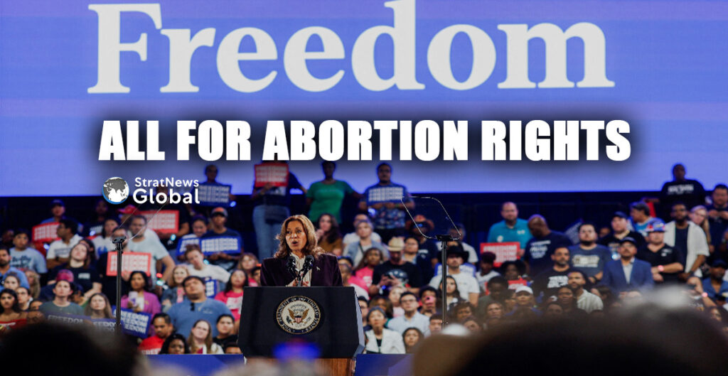 Democratic presidential nominee U.S. Vice President Kamala Harris