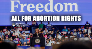 Harris Highlights Abortion Rights In Texas Democratic presidential nominee U.S. Vice President Kamala Harris