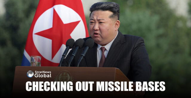 Checking Out Missile Bases North Korean leader Kim Jong Un