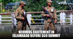 Will SCO Summit Help India Fix Ties With Pakistan And China? Pakistan Army soldiers stand guard at the Red Zone area