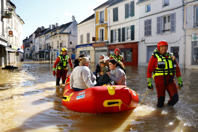 Evacuation of residents