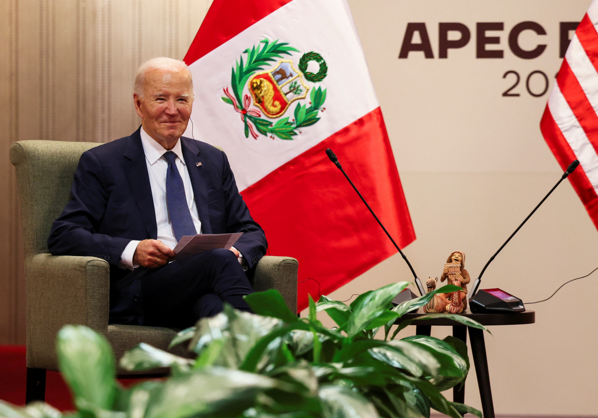 Taiwan's APEC representative invites Biden to visit in near future