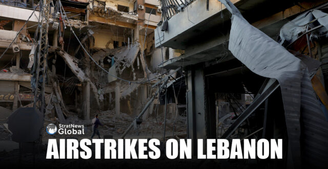 Aftermath of Israeli strikes on Beirut's southern suburbs