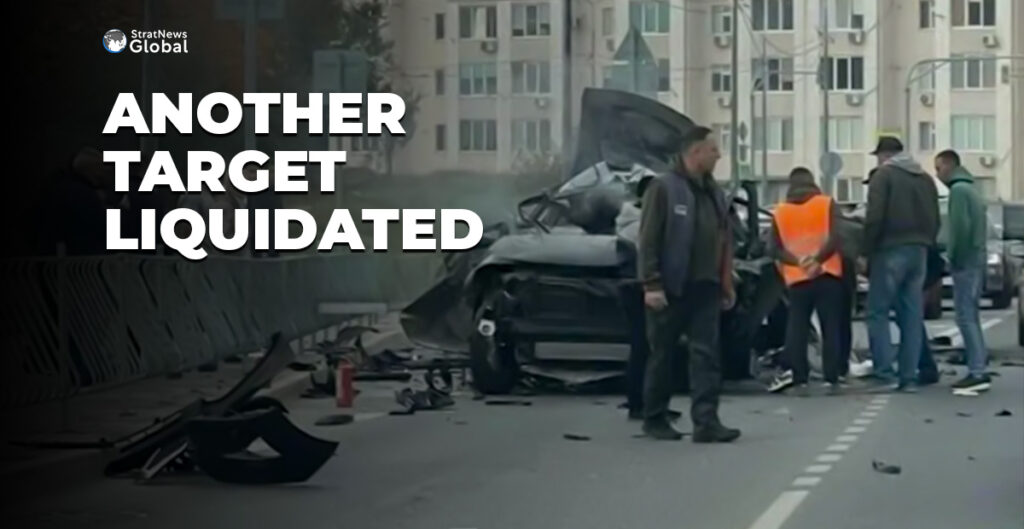 The car explosion spot in Sevastapol