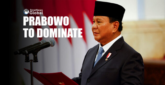 PRABOWO TO DOMINATE Indonesian President Prabowo Subianto