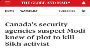 Modi Knew Of Alleged Nijjar Plot? India Dismisses Canadian Report ‘With Contempt’ canada, india