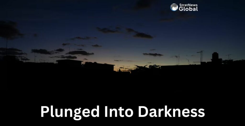 A view of the sky in the early morning during a national electrical grid collapse, in Havana, Cuba, December 4, 2024.