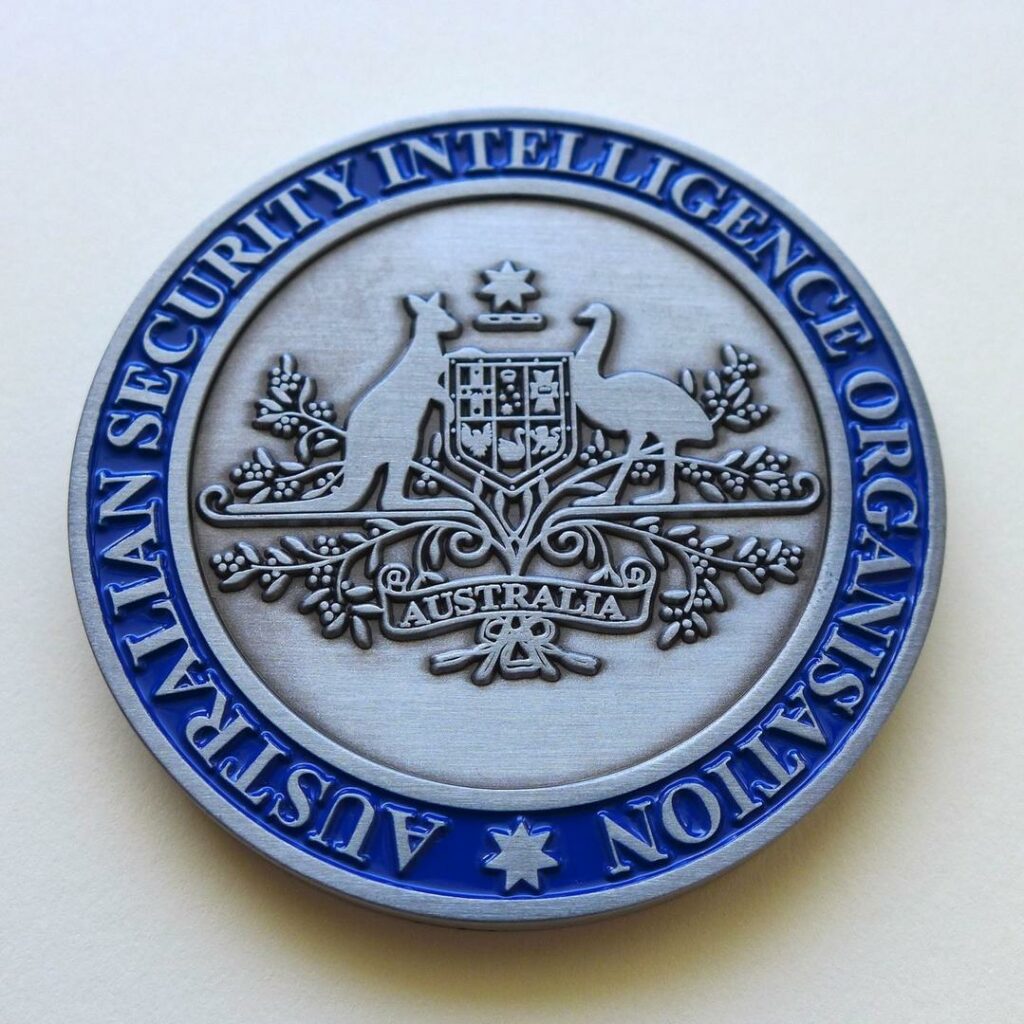 Badge of Australian Security Intelligence Organisation