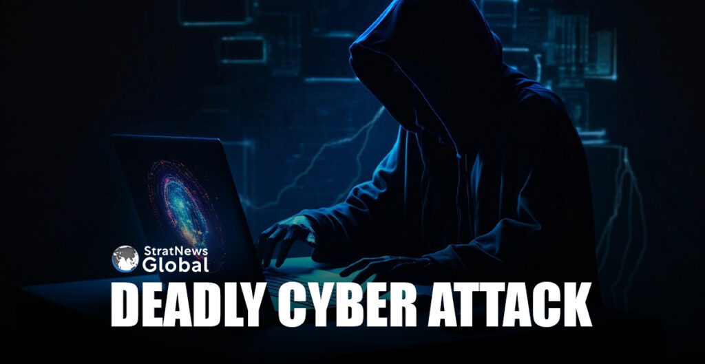 Figurines with computers and smartphones are seen in front of the words "Cyber Attack" in this illustration taken, February 19, 2024. REUTERS/Dado Ruvic/Illustration/File Photo