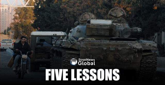 FIVE LESSONS Rebels take Damascus, Syria's Assad on the run