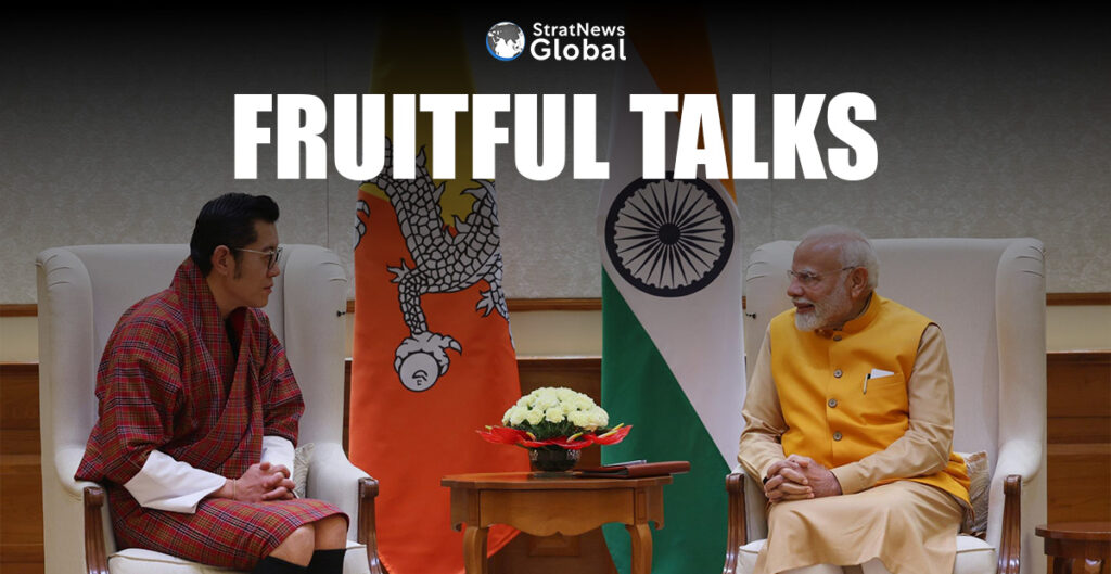 Prime Minister Narendra Modi with the King of Bhutan