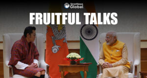 Modi Reassures Bhutan King Continued Support For The Gelephu Mindfulness City Project Prime Minister Narendra Modi with the King of Bhutan