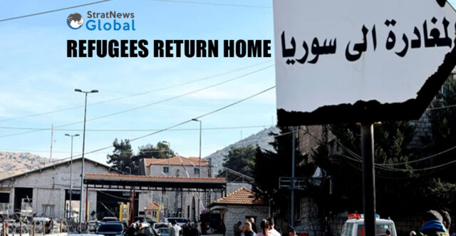 A sign reading "Departure to Syria" is on display at the Masnaa border crossing between Lebanon and Syria, after Syrian rebels ousted Syria's Bashar al-Assad, December 10, 2024. REUTERS/Emilie Madi