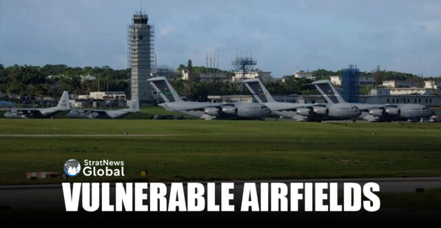 General view shows the Kadena U.S. Air Force Base in Kadena Town on the southern island of Okinawa, Japan August 24, 2023. REUTERS/Issei Kato/File Photo