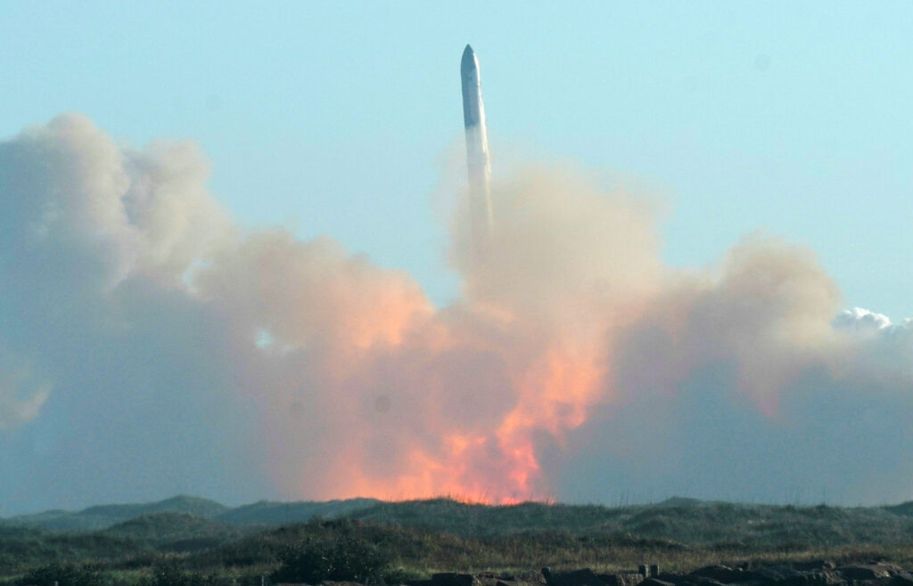 starship explosion