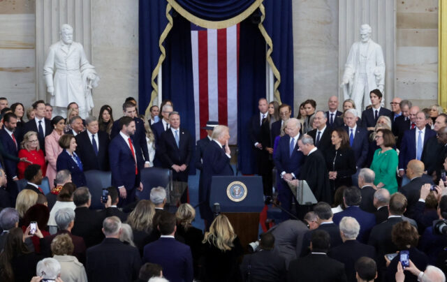 Inauguration ceremony for Trump's second presidential term