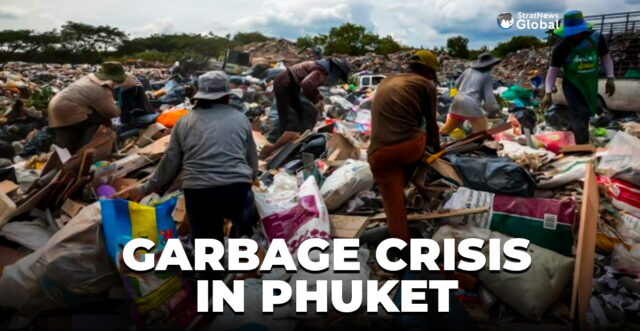 People work in a landfill in Phuket, Thailand, November 22, 2024. REUTERS/Napat Wesshasartar