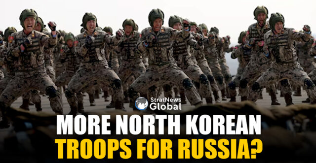Soldiers participate in a demonstration during the training of the Korean People's Army's air and amphibious combat units, in this picture released on March 16, 2024, by the Korean Central News Agency. KCNA via REUTERS/File Photo