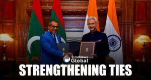 India And Maldives Sign MoU For Execution Of Community Development Projects Foreign Ministers of Maldives and India