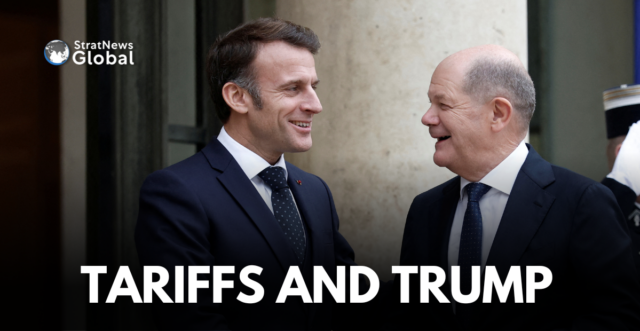 Macron Scholz Trump EU Tariffs