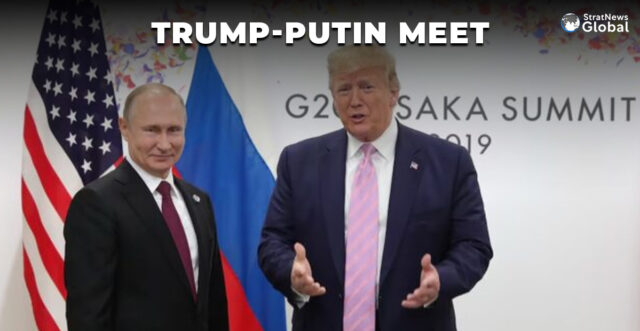 Russia's President Vladimir Putin and U.S. President Donald Trump attend a meeting on the sidelines of the G20 summit in Osaka, Japan June 28, 2019. Sputnik/Mikhail Klimentyev/Kremlin via REUTERS/File Photo